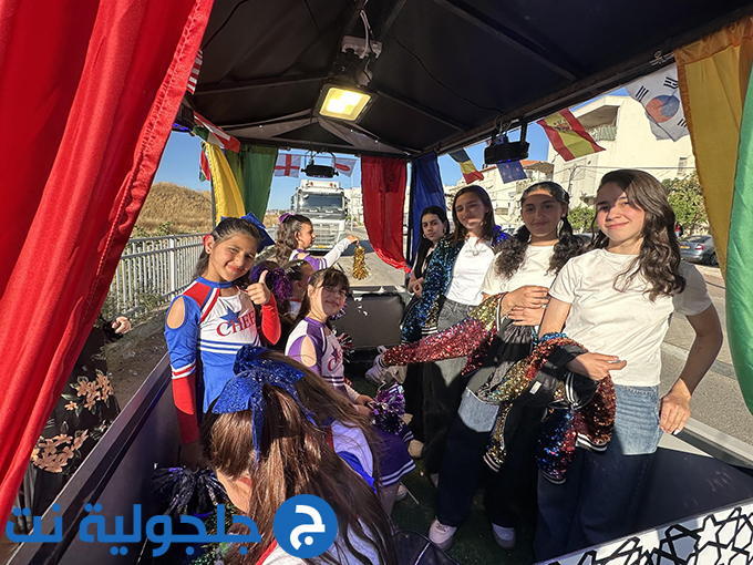 موكب كأس العالم المتجول في جلجولية برعاية جمعية غيث